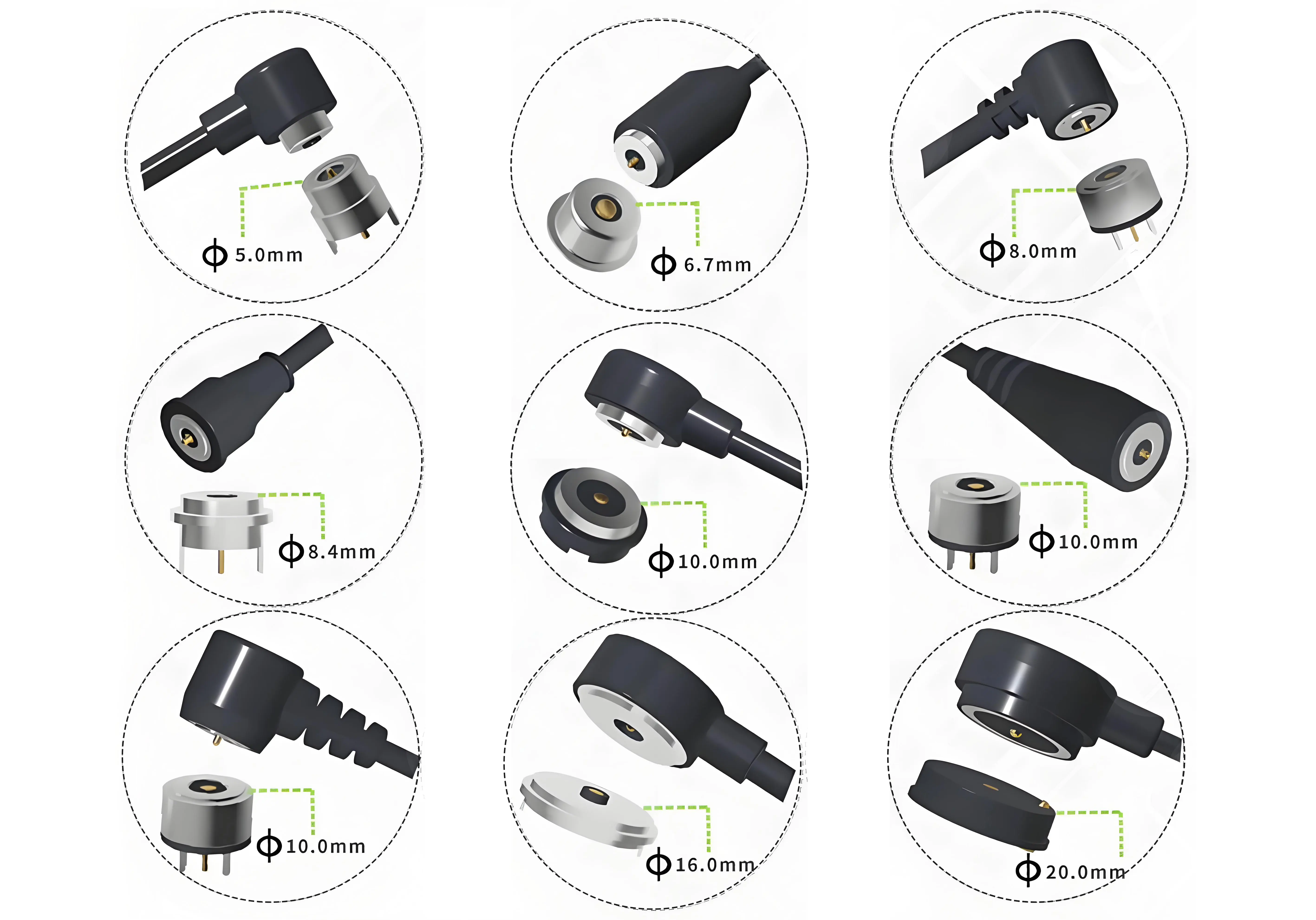 Magnetic connector type