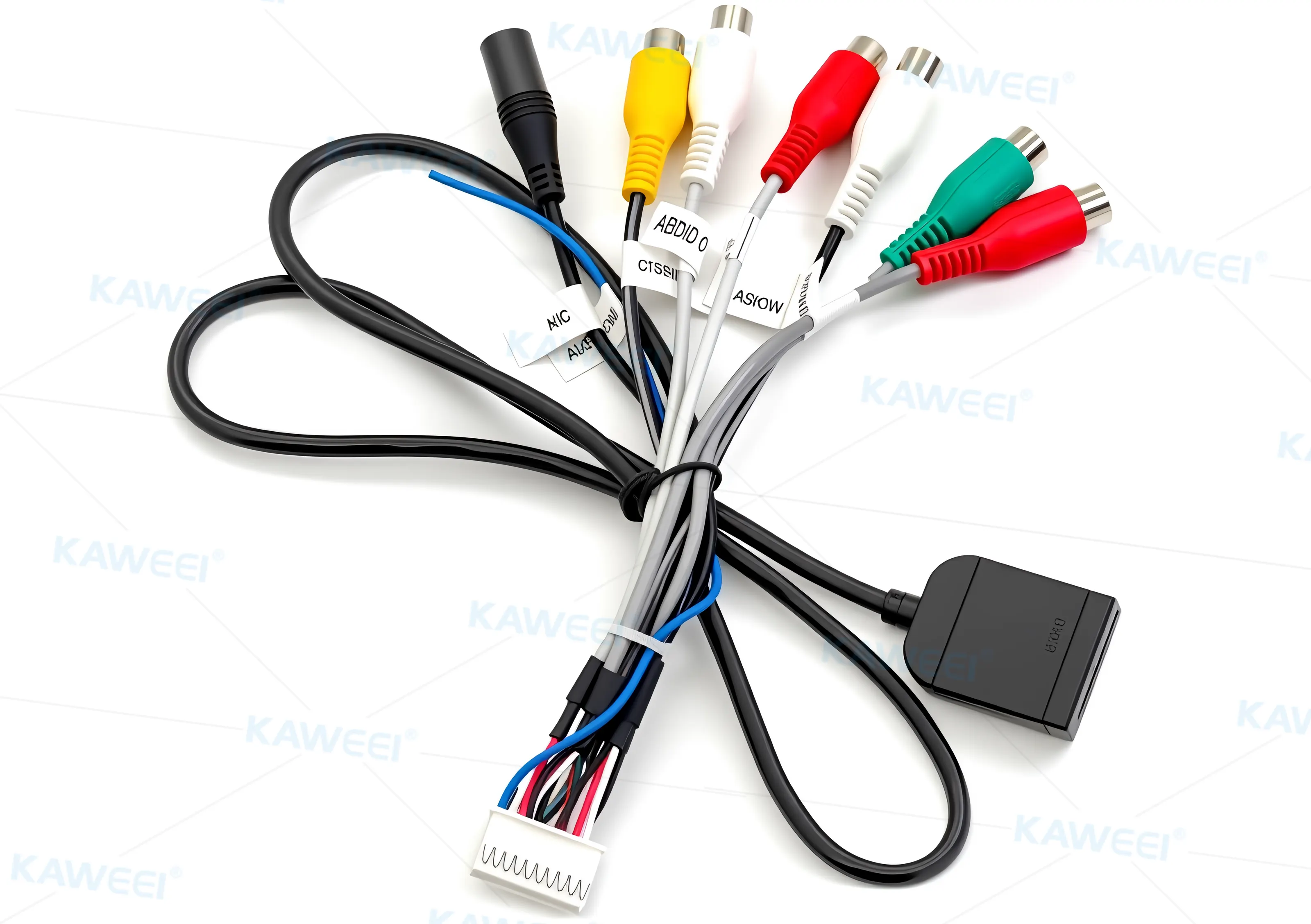audio-specific wiring harnesses