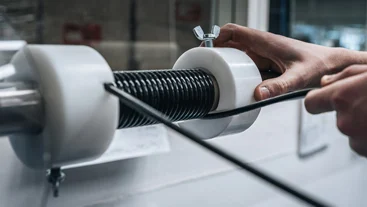 Spiral cable winder