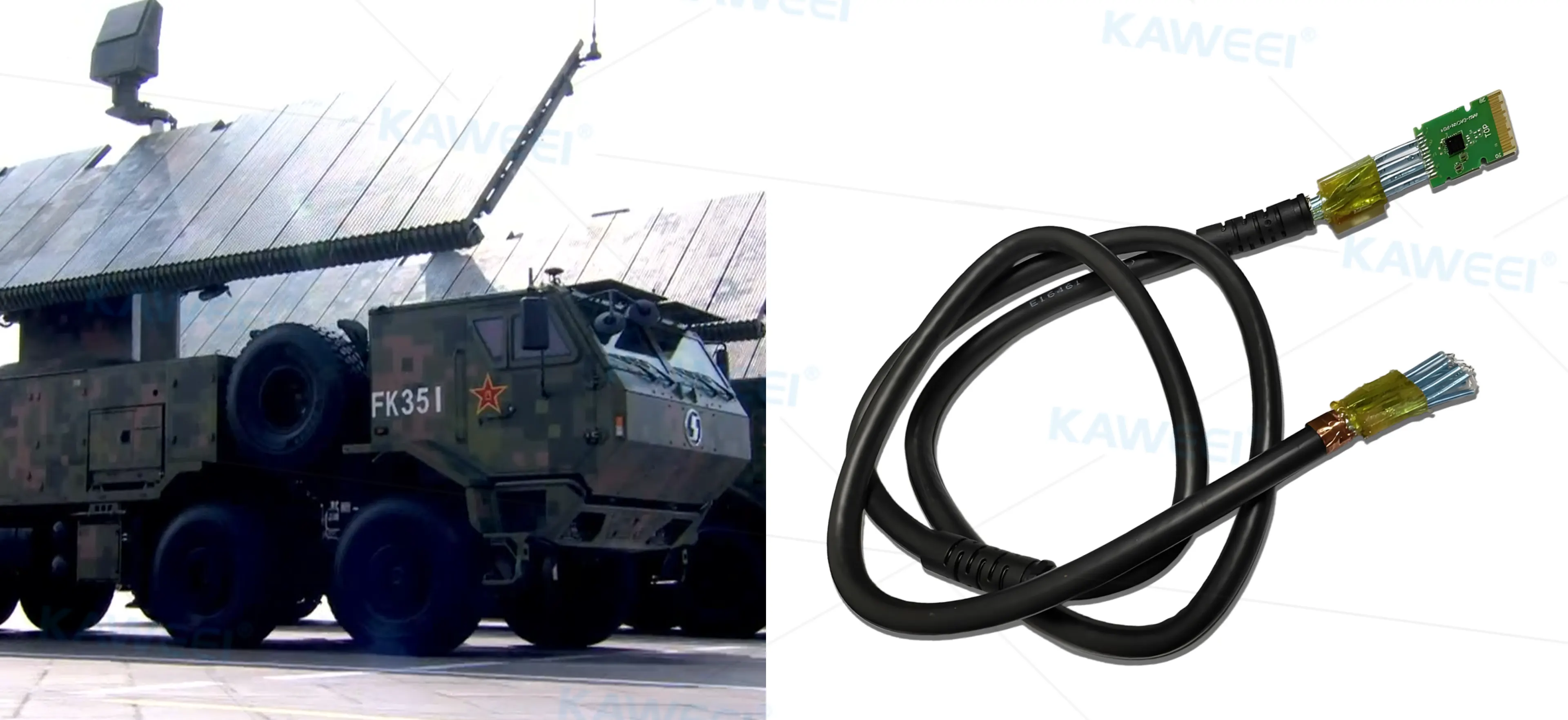 Highly shielded communication harness