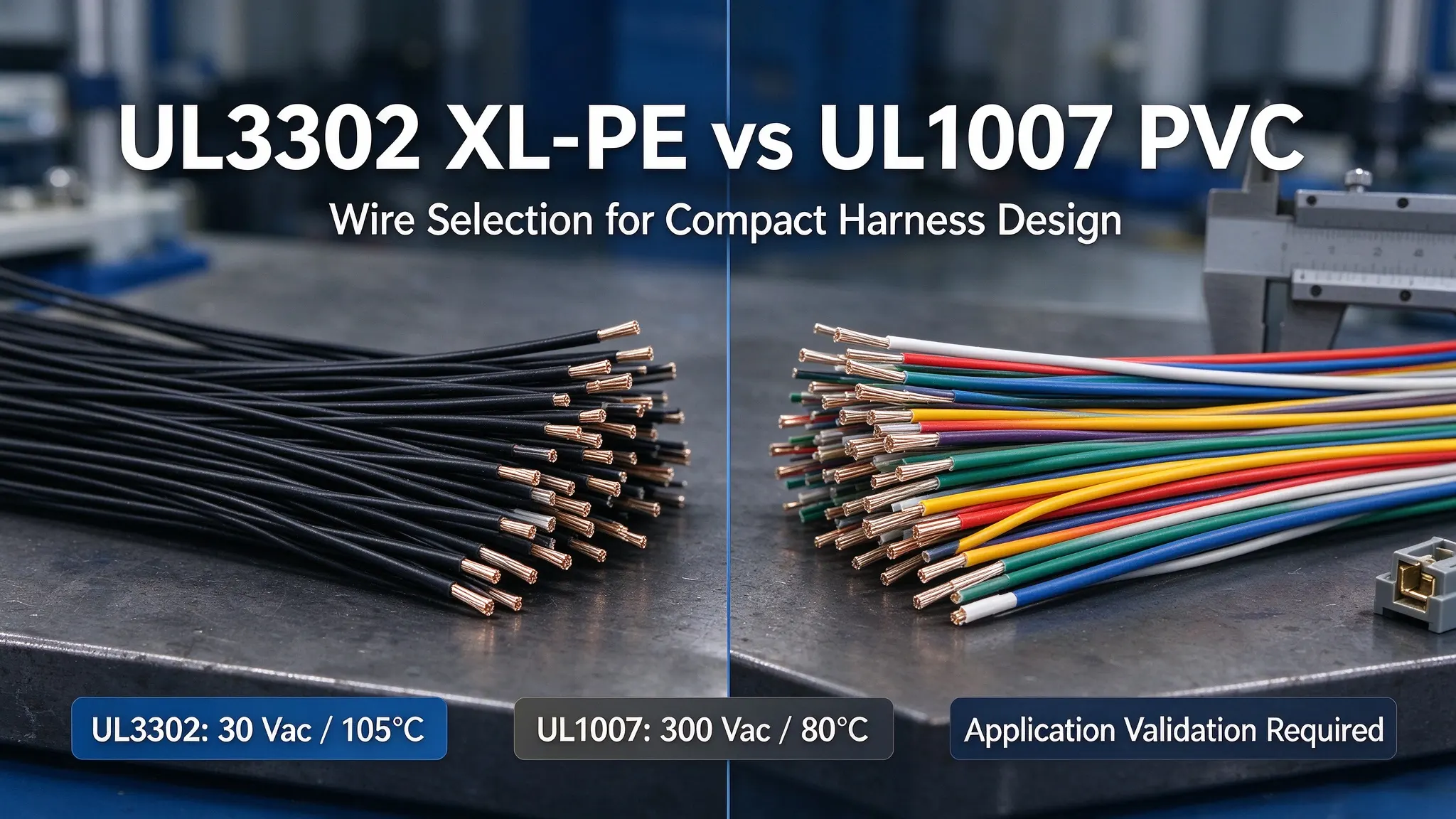 UL3302 XL PE Precision Wire Harness