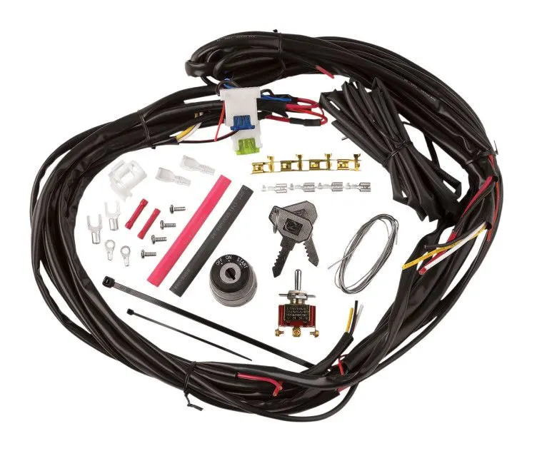Motorcycle wiring harness assembly
