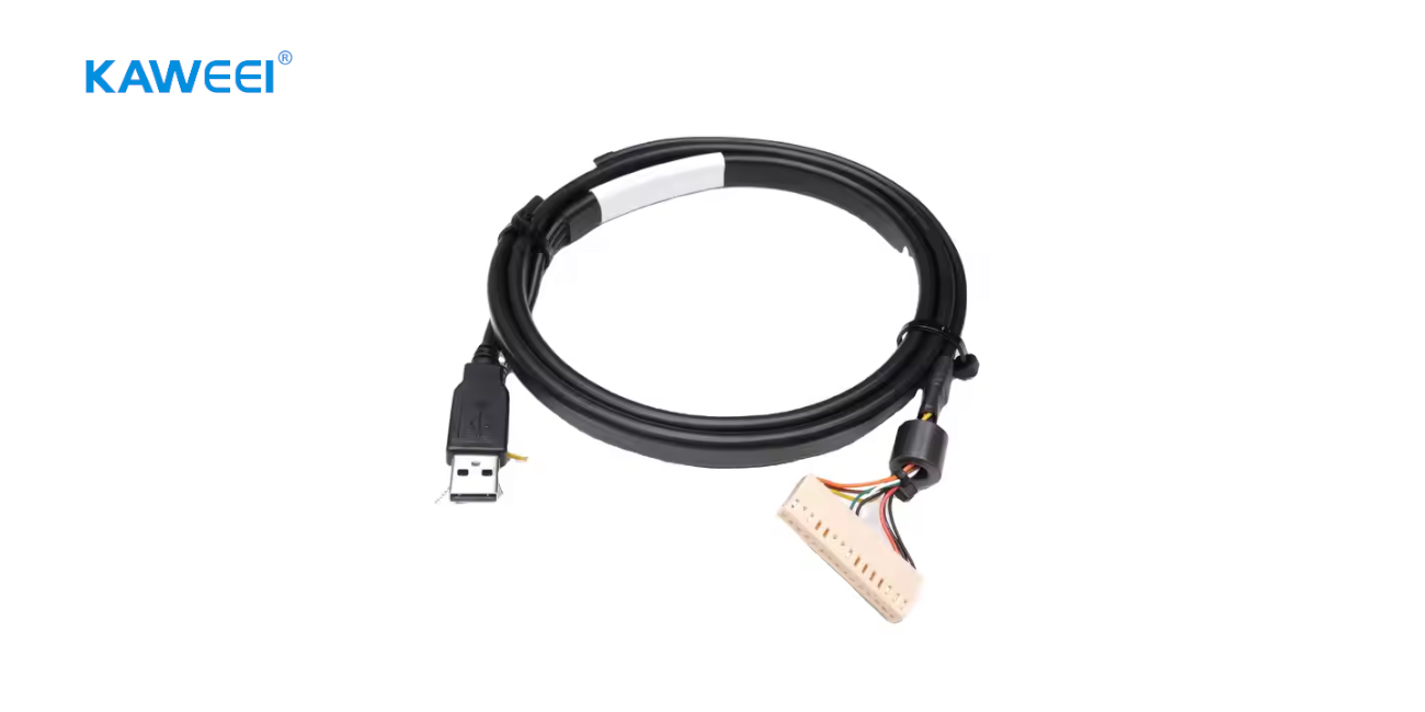 Cavo dati USB nero personalizzato e di alta qualità per la modifica dei dati