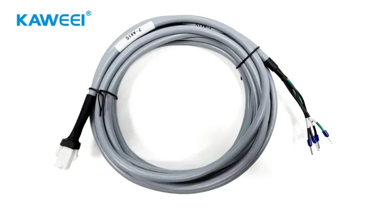CNC machine tool industrial wiring harness