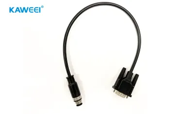 D-SUB 9PからM12までの防水ケーブルハーネス