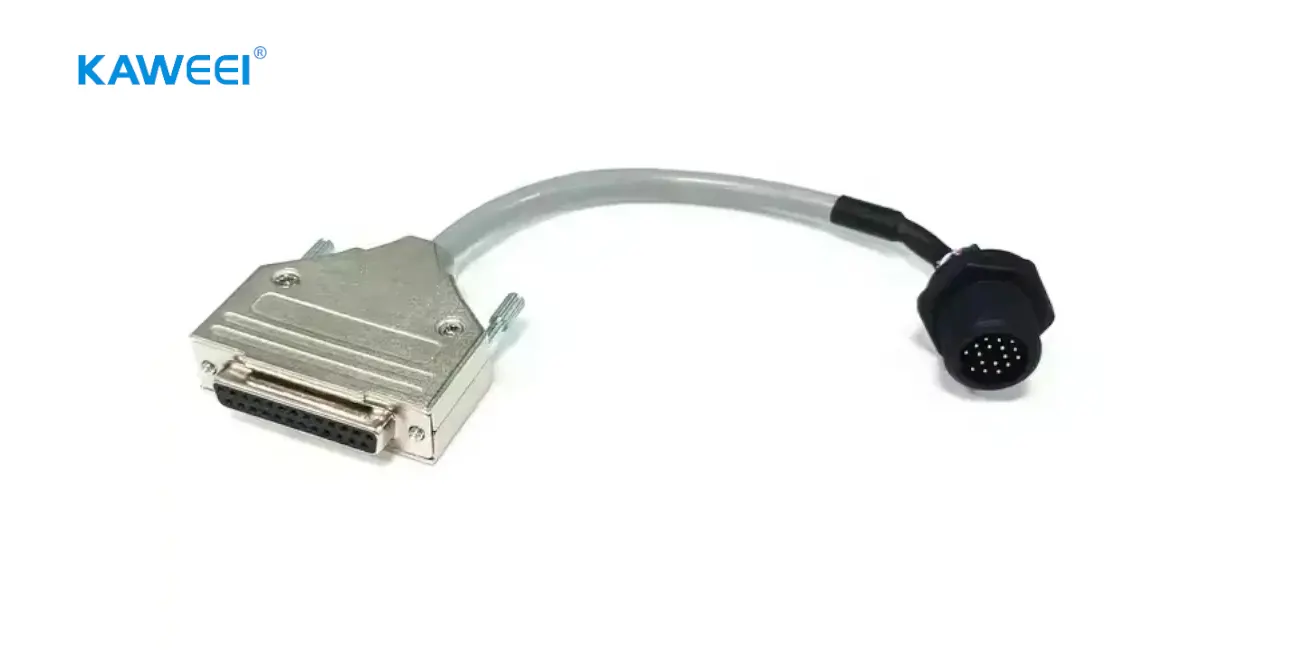 DB 25 커넥터 및 DP 13 커넥터 배선 하네스