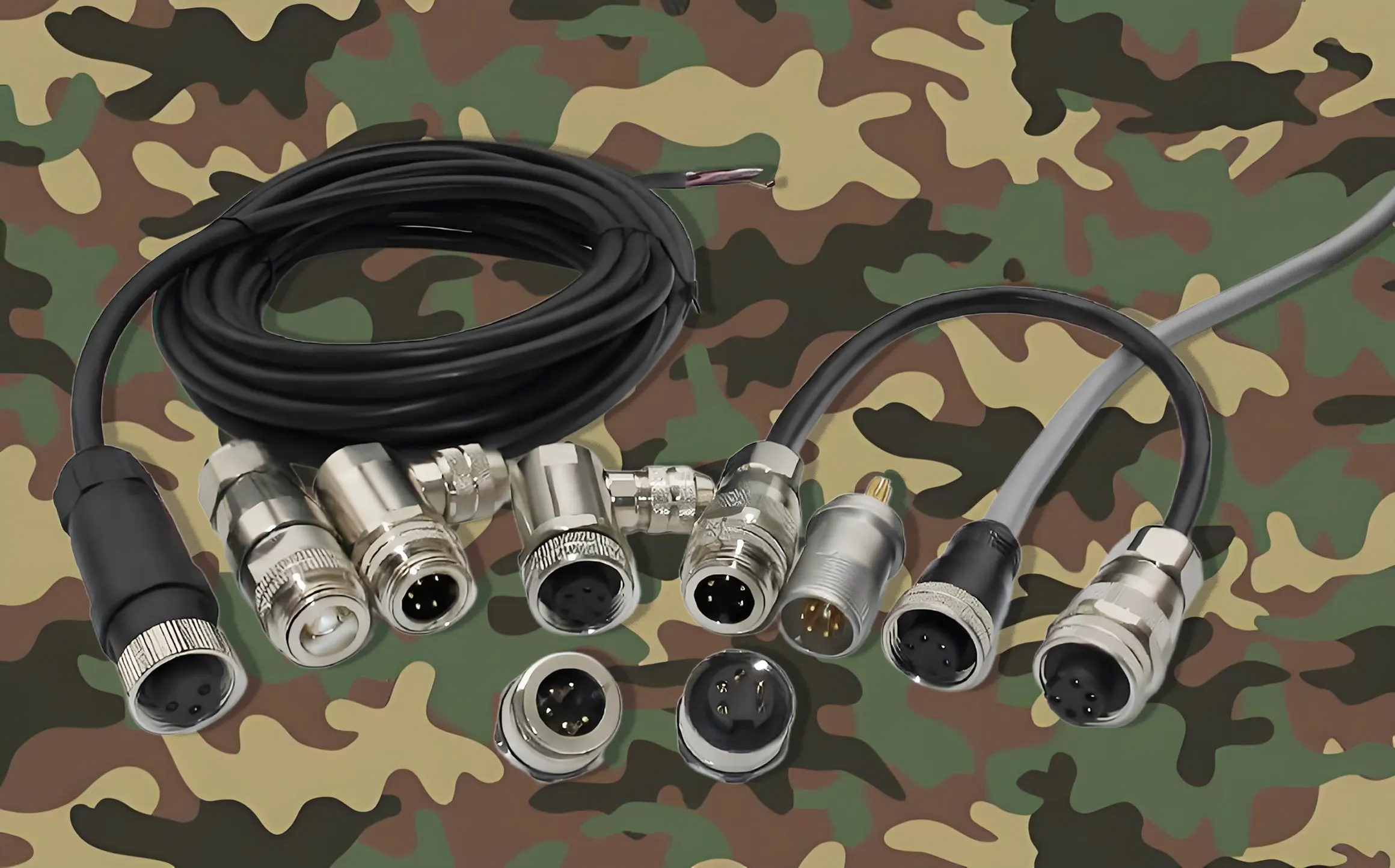 Arnés de cableado impermeable militar