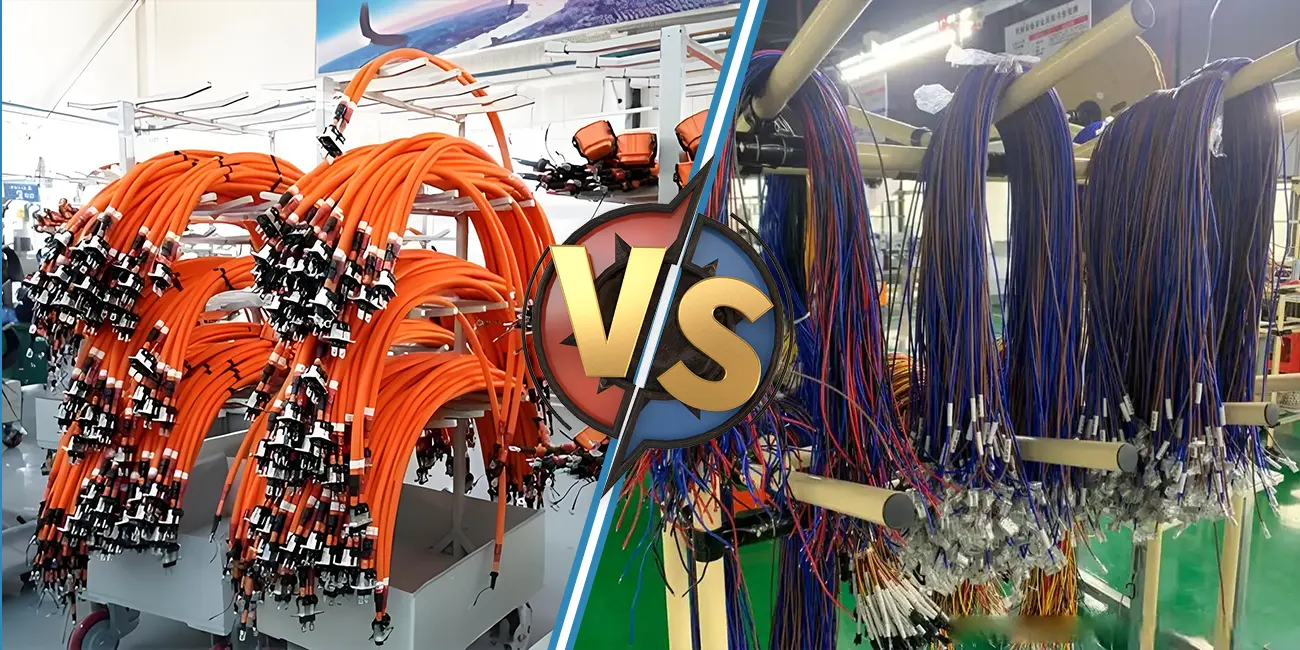 La diferencia entre los arneses de cableado de nueva energía