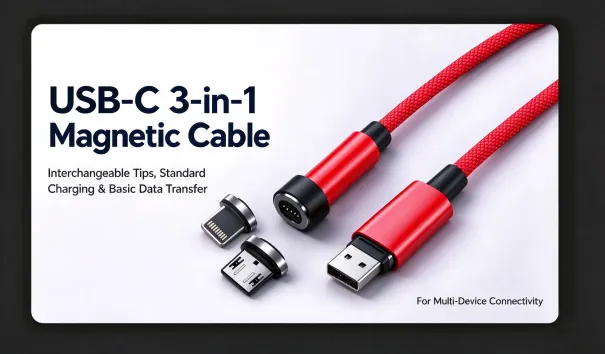 USB-C 三合一磁吸线：特点、兼容性及应用