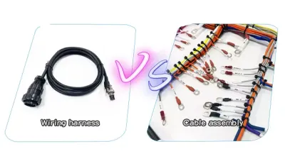 ¿Cuál es la diferencia entre un arnés de alambre y un conjunto de cables?