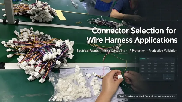 Connector Selection for Wire Harness Applications