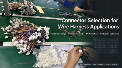 Connector Selection for Wire Harness Applications