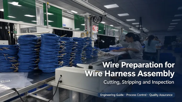 Wire Preparation for Wire Harness Assembly: Cutting, Stripping and Inspection